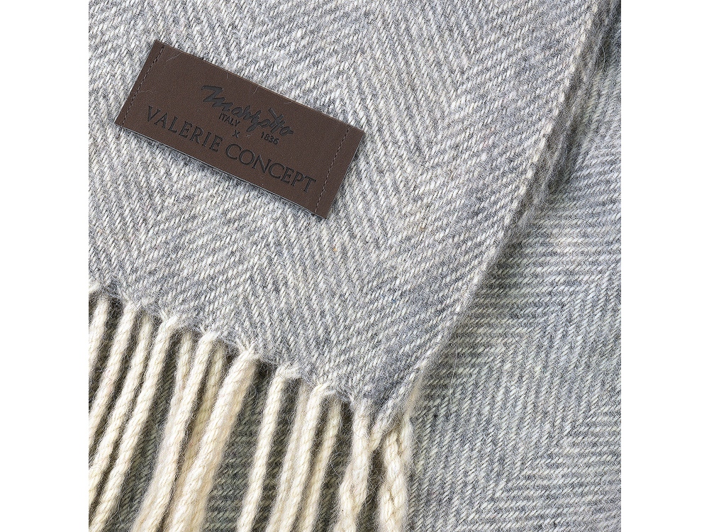 Плед Marzotto x Valerie Concept ANDES 1708, серый