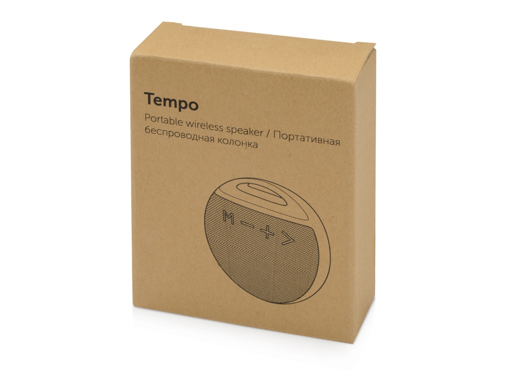 Портативная колонка Tempo, черный, черный, серый