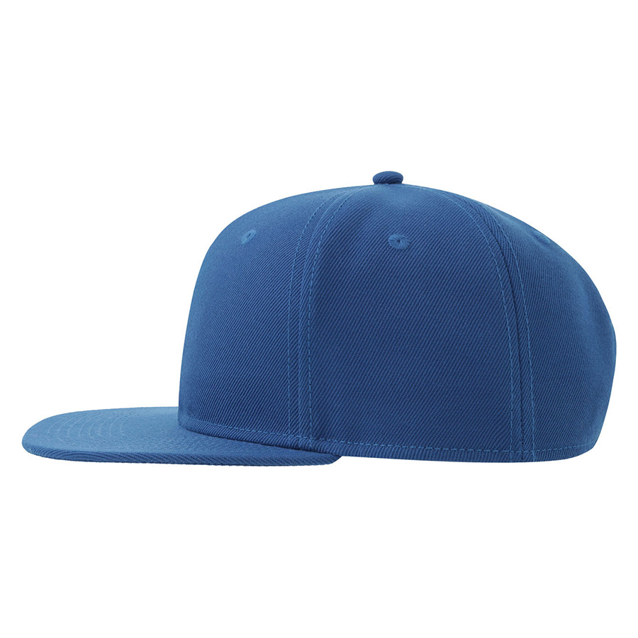 Бейсболка "SNAP BACK-S", 6 клиньев, пластик. застежка,яр.-синий, 100% перераб. полиэстер, 300 гр/м2