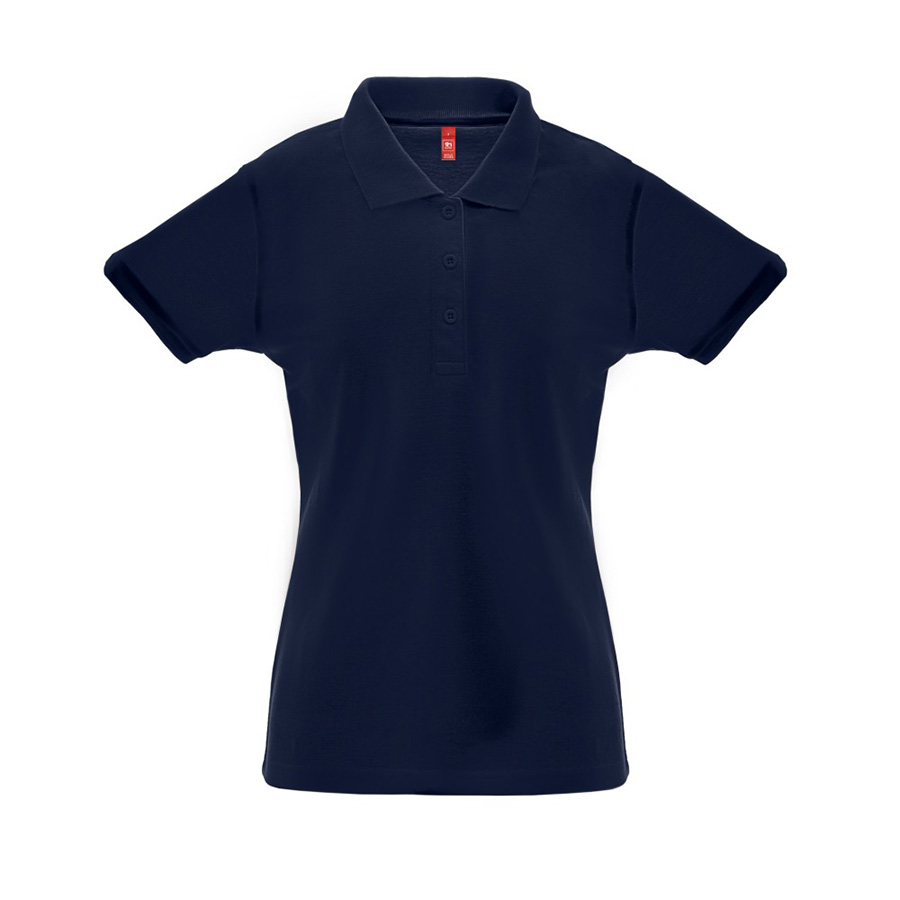 Рубашка-поло женская BERLIN WOMAN, короткий рукав, тёмно-синий, 2XL, 65% полиэстер, 35% хлопок, плотность 200 г/м2