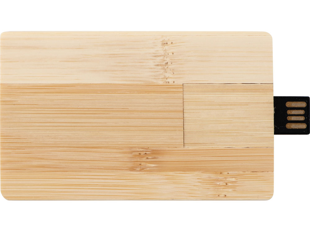 USB 2.0- флешка на 32 Гб Bamboo Card (натуральный)