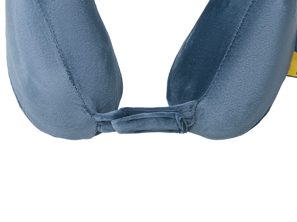 Подушка для путешествий с эффектом памяти Travel Blue Tranquility Pillow, увеличенная (212), цвет синий, серый