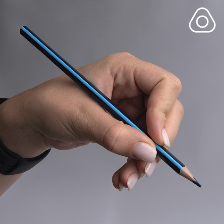Цветные карандаши двухцветных MERIDIAN, 6шт./12 цветов, дерево, картон