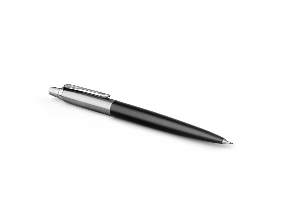 Карандаш механический Parker Jotter Bond Street Black Chrome, в подарочной упаковке, черный, серебристый