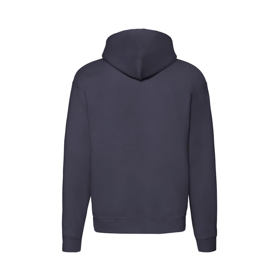 Толстовка "PREMIUM HOODED SWEAT JACKET", глубокий темно-синий, 70% х/б, 30% п/э, 280 г/м2