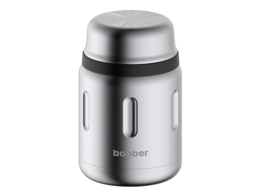 Термос для еды, вакуумный, бытовой, тм bobber. Объем 0.7 литра. Артикул Jerrycan-700 Matte, серебристый