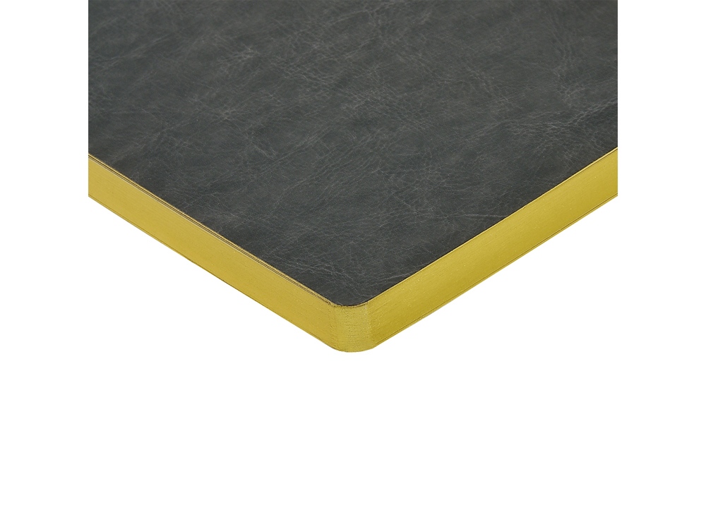 Ежедневник недатированный А5 Megapolis Nebraska Flex, серый с золотым обрезом (Р)