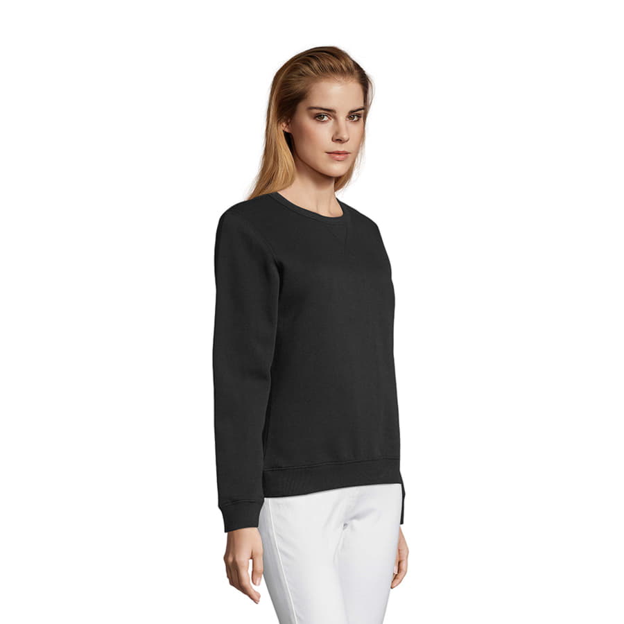 Толстовка женская SULLY WOMEN, черный, 80% хлопок 20% полиэстер, 280 г/м2