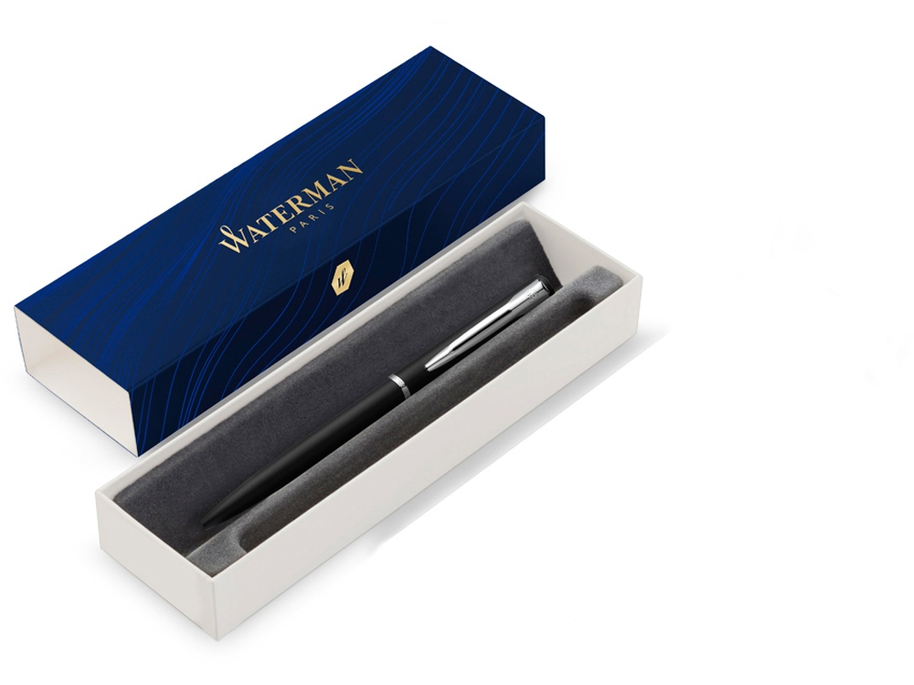 Шариковая ручка Waterman GRADUATE ALLURE, цвет: Matte Black CT, черный