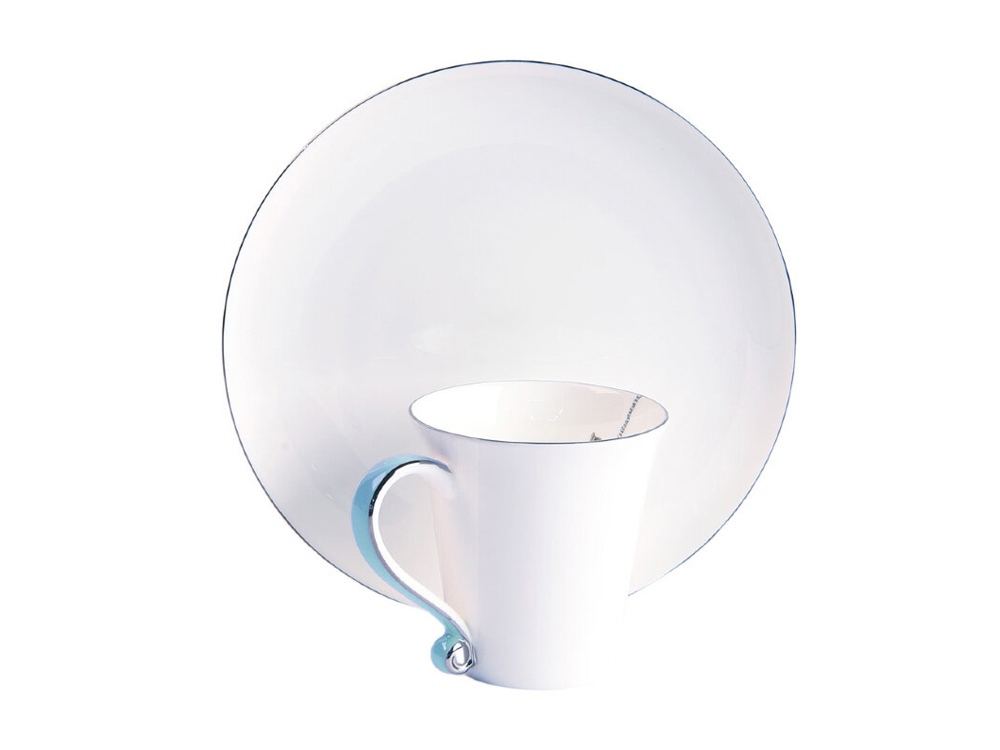 Кружка Valerie Concept CUP ALICE BLU, белый