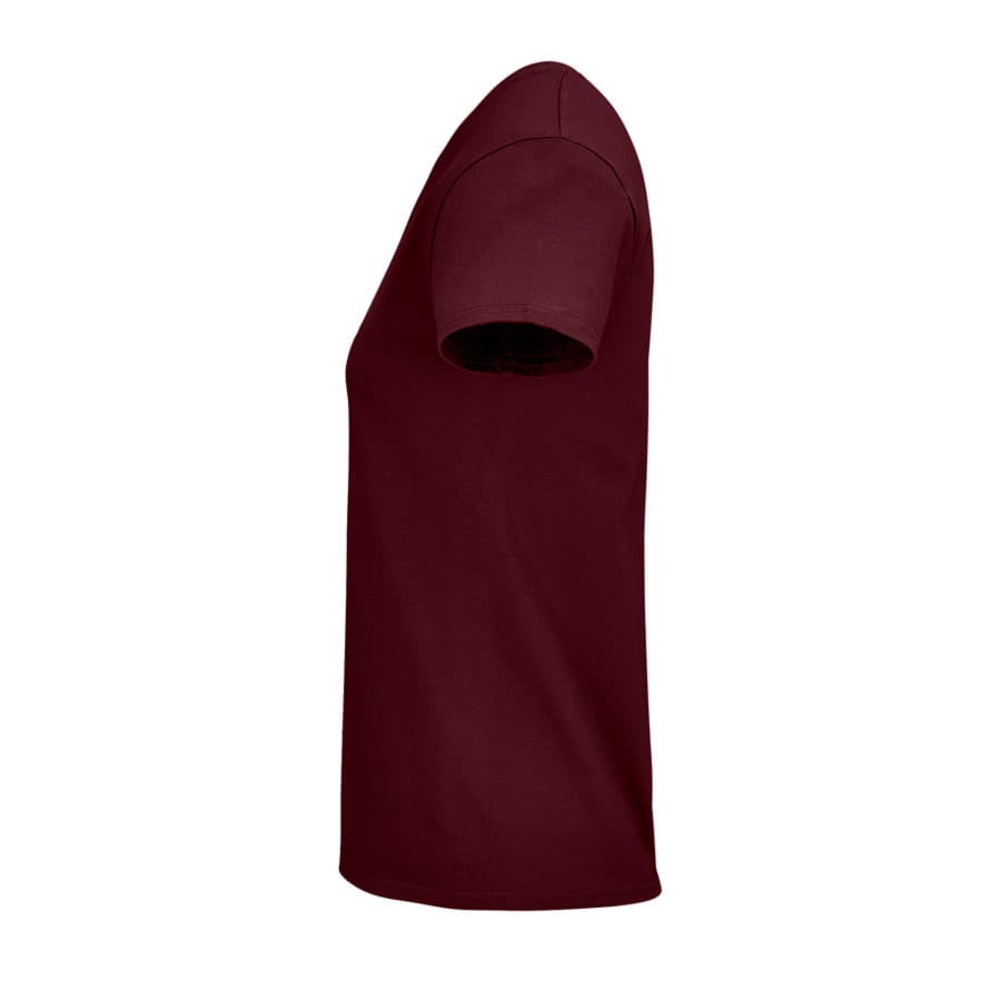 Футболка женская "CRUSADER WOMEN", бордовый, 100% органический хлопок, 150 г/м2
