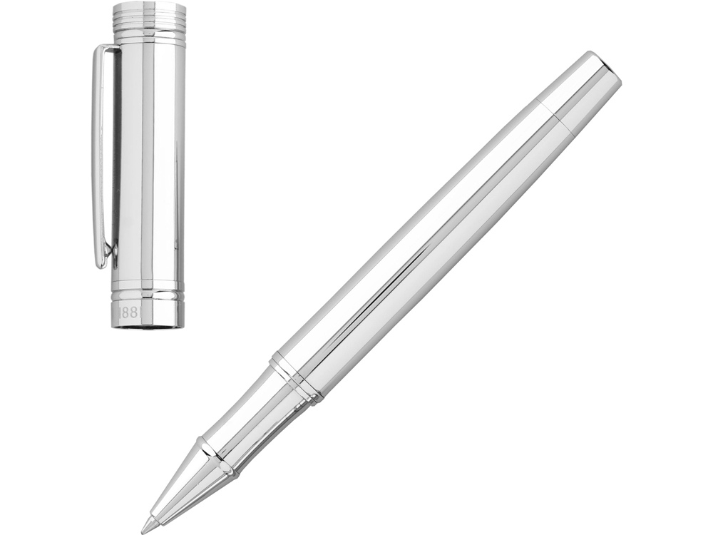 Ручка-роллер Zoom Classic Silver. Cerruti 1881, серебристый