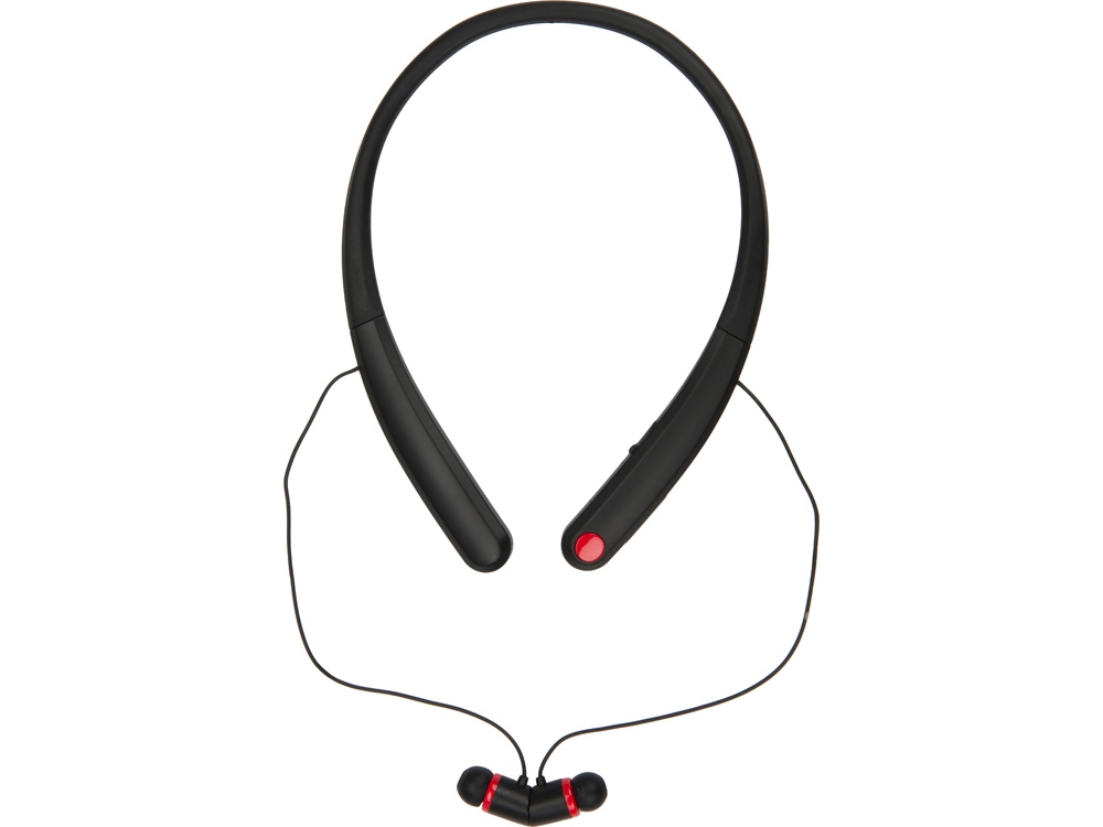Беспроводные наушники с микрофоном Soundway, черный/красный, черный, красный