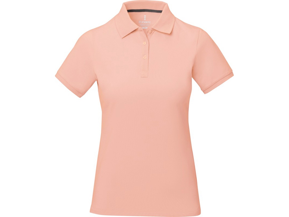 Calgary женская футболка-поло с коротким рукавом, pale blush pink, розовый