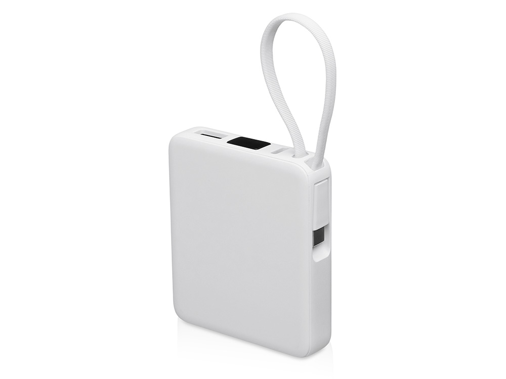 Внешний аккумулятор со встроенным кабелем USB-C Дэнси, 5000 мАч