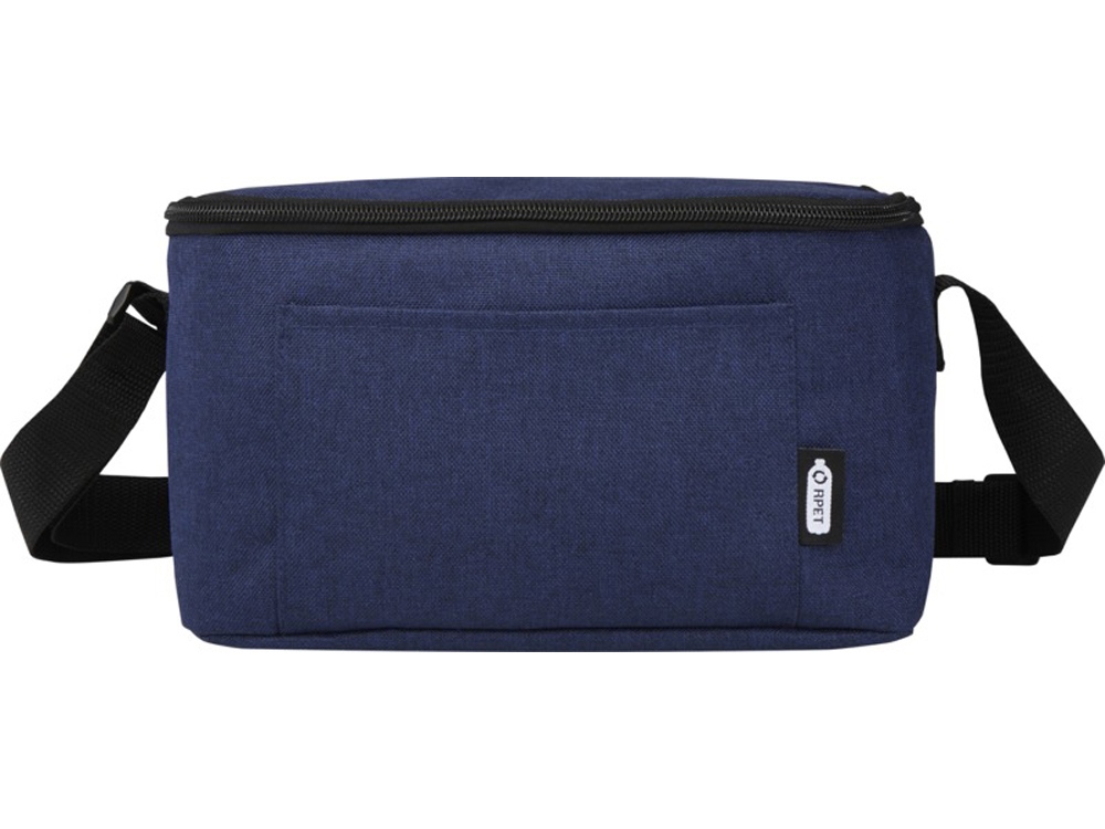 Tundra сумка-холодильник на 6 банок из переработанного РЕТ-пластика - Heather navy, темно-синий