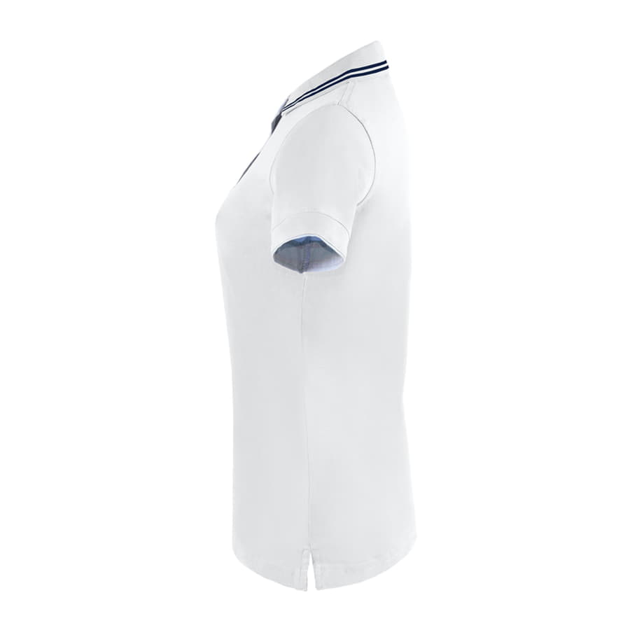 Рубашка поло женская RODI LADY, белый, 100% хлопок, 180 г/м2