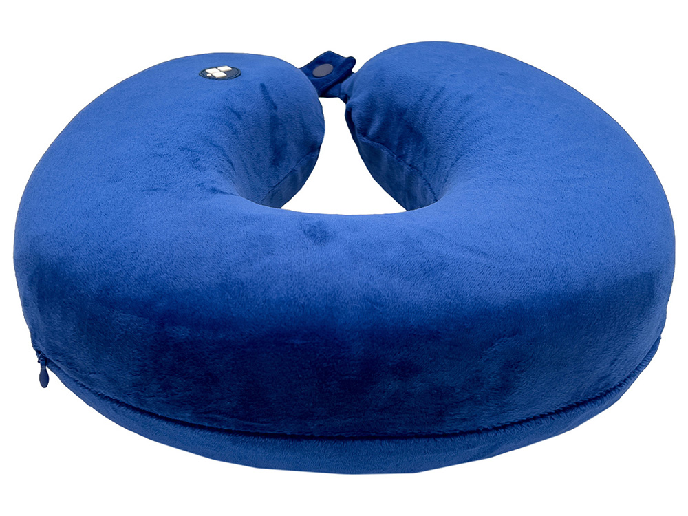 Подушка для путешествий с эффектом памяти Мемо Drowsy Royal Blue, синий