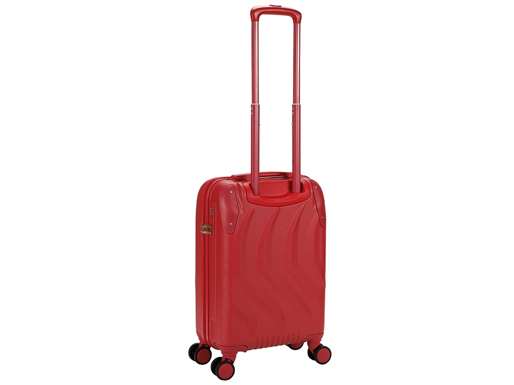 Чемодан TORBER В Отпуск, красный, ABS-пластик, 37 х 25 х 56,5 см, 36 л, 2,5 кг