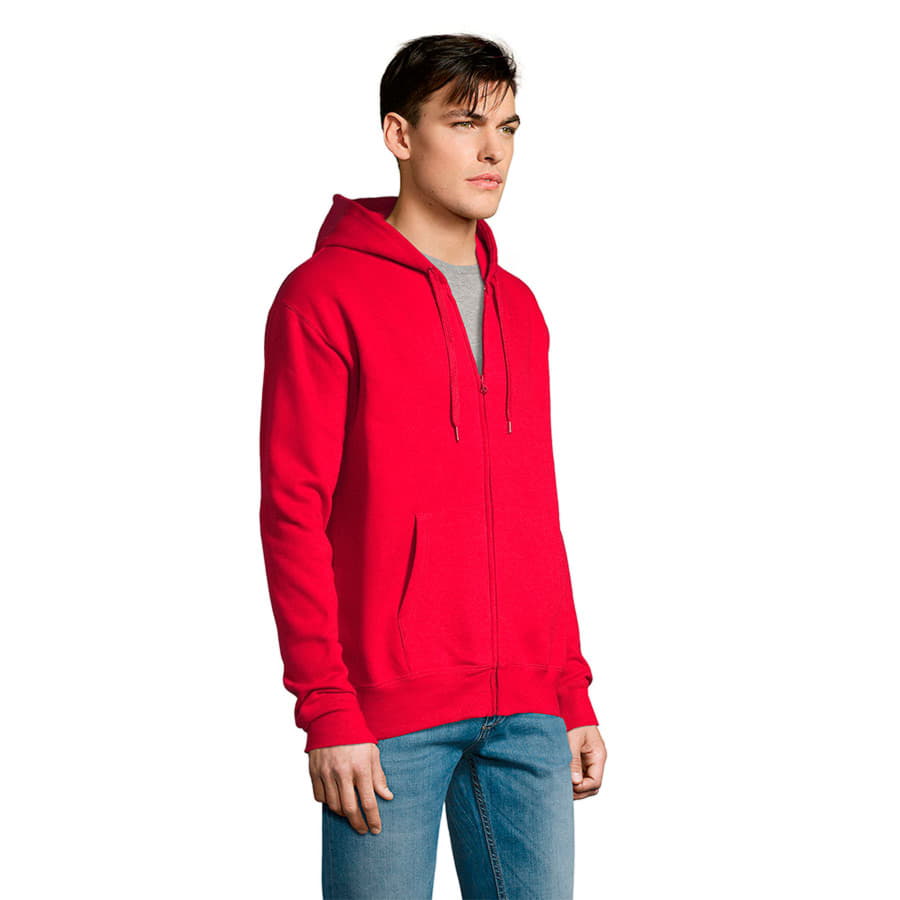 Толстовка "Seven Men", красный, 50% хлопок, 50% полиэстер, 280м/г2