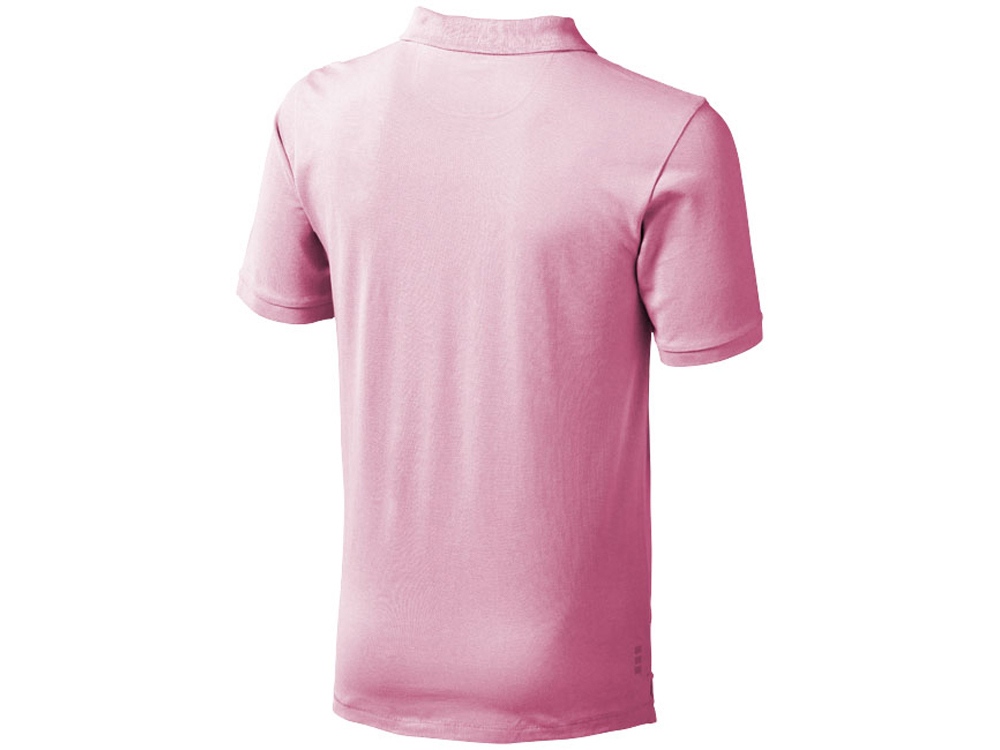 Calgary мужская рубашка-поло с коротким рукавом, light pink, розовый