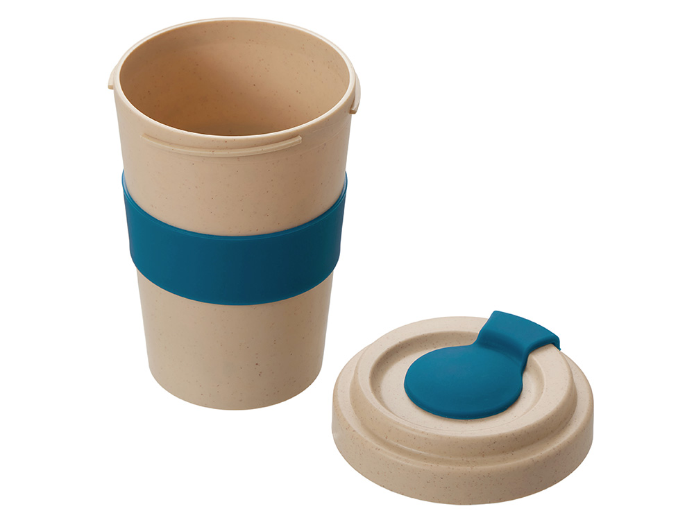 Стакан из пшеничного волокна Flava, petrol blue, индиго, бежевый