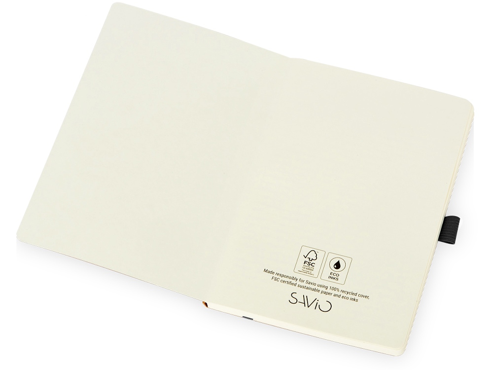 Блокнот Sevilia Soft, гибкая обложка из крафта A5, 80 листов, крафтовый/черный, коричневый, черный