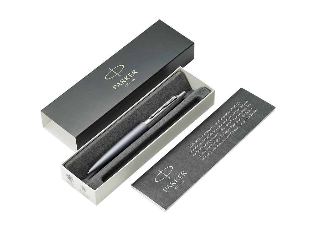 Шариковая ручка Parker Jotter XL, GREY CT, стержень: M, серый, серебристый