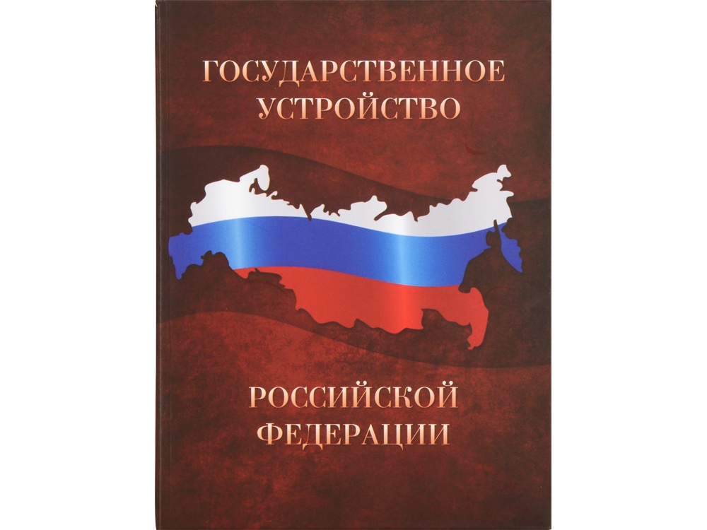 Часы Государственное устройство Российской Федерации, коричневый/бордовый, коричневый, бордовый