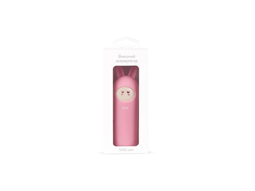 Внешний аккумулятор Rombica NEO Rabbit Love, розовый