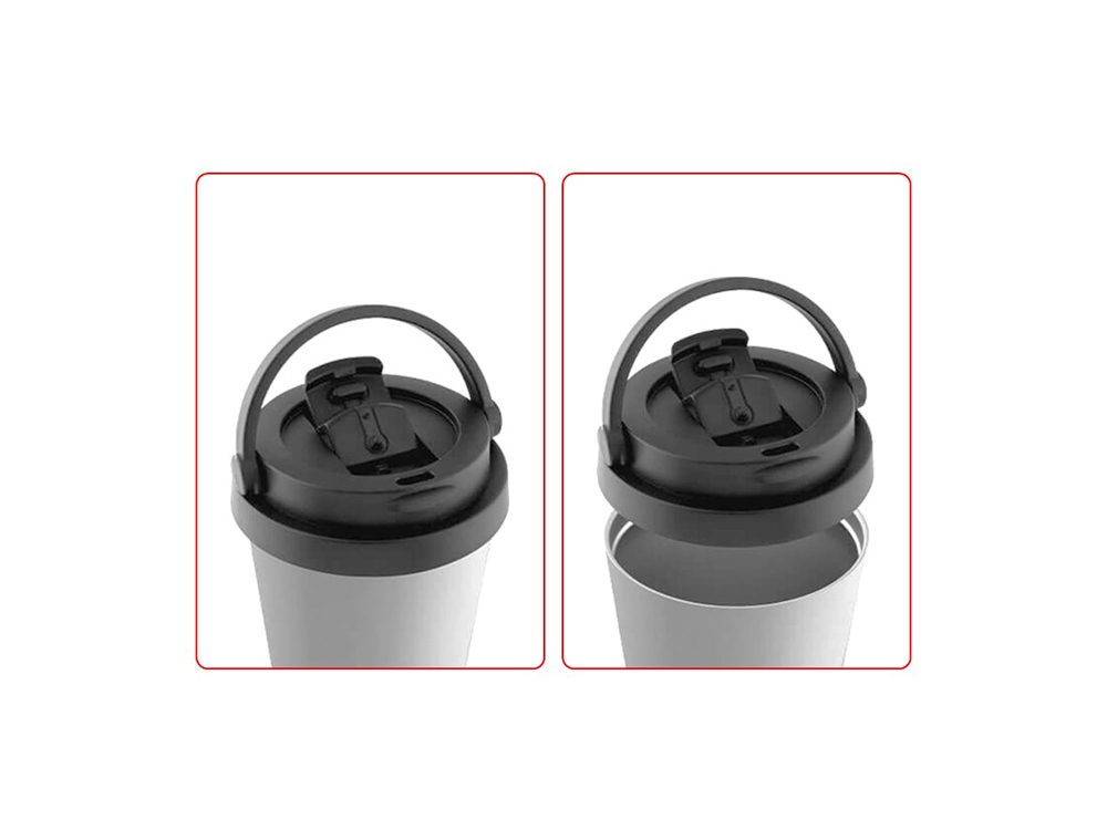 Термокружка из нерж. стали тм THERMOcafe TCCM-500KA (MGY) 0,5L, серый