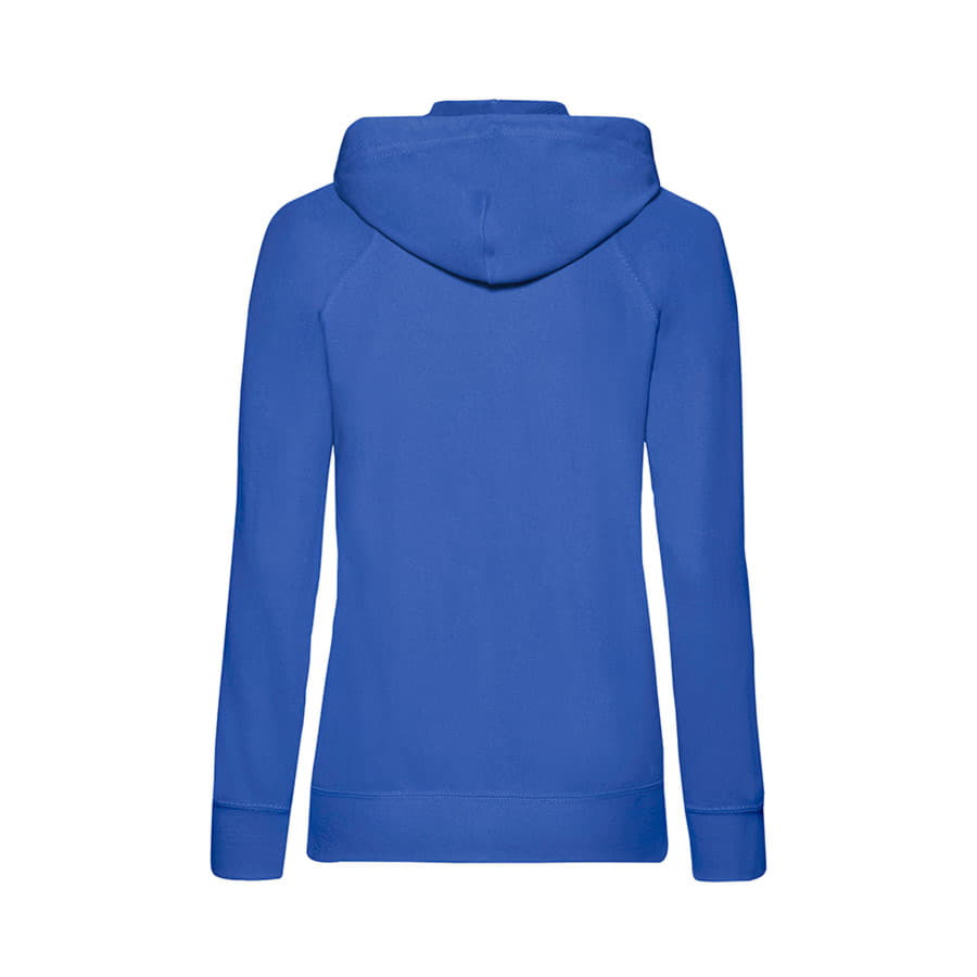 Толстовка без начеса "Ladies Lightweight Hooded Sweat", ярко-синий, 80% х/б 20% полиэстер, 240 г