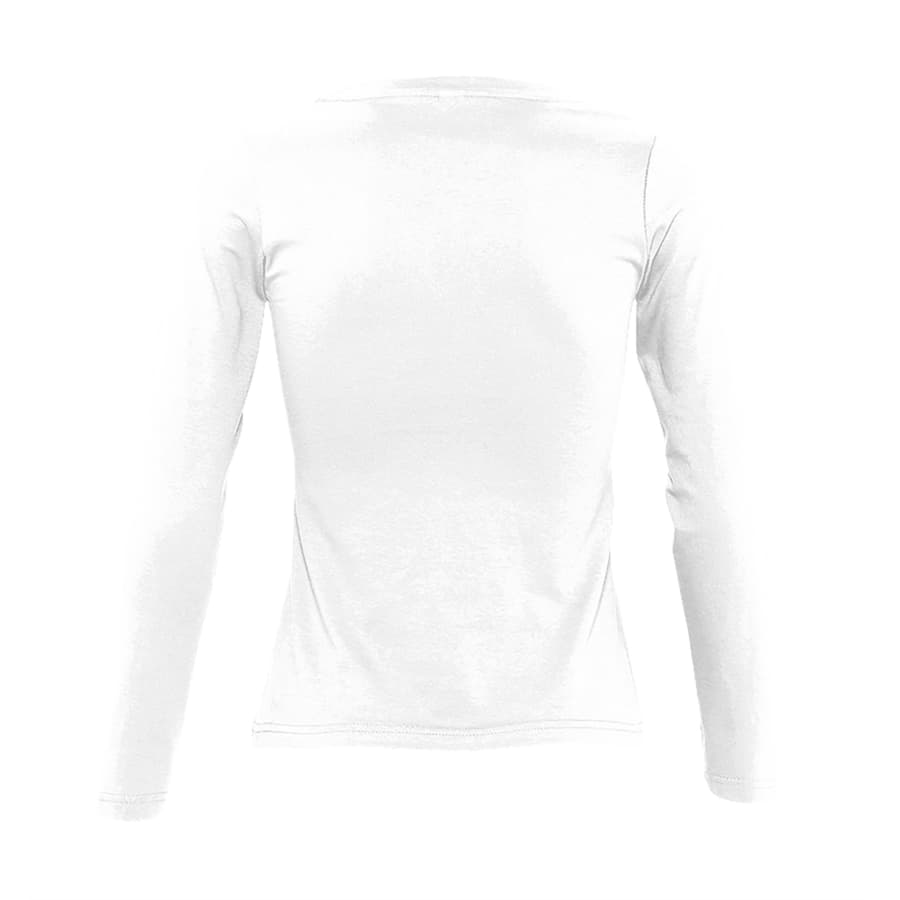 Футболка женская с длинным рукавом MAJESTIC, белый, 100% хлопок, 150 г/м2