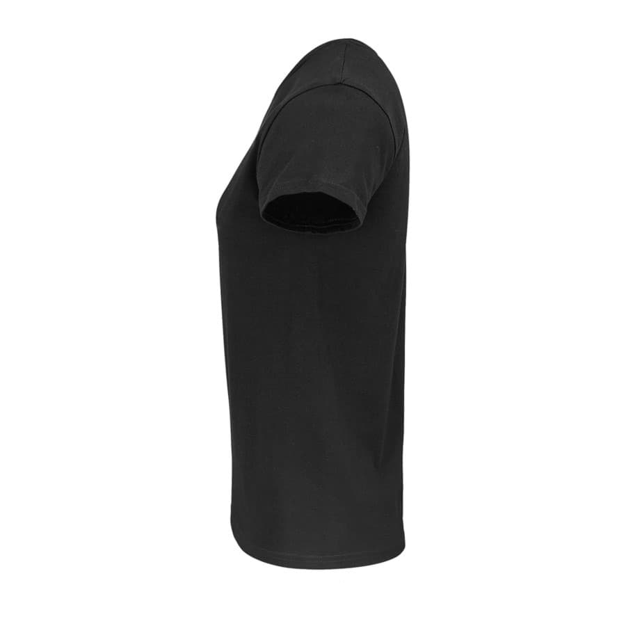 Футболка женская "CRUSADER WOMEN", черный, 100% органический хлопок, 150 г/м2