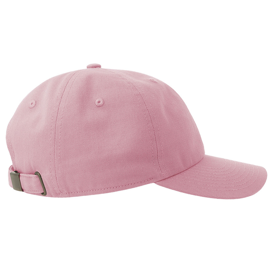 Бейсболка "DAD HAT-S", 6 клиньев, металлическая застежка, розовый, 100% хлопок, 270 г/м2