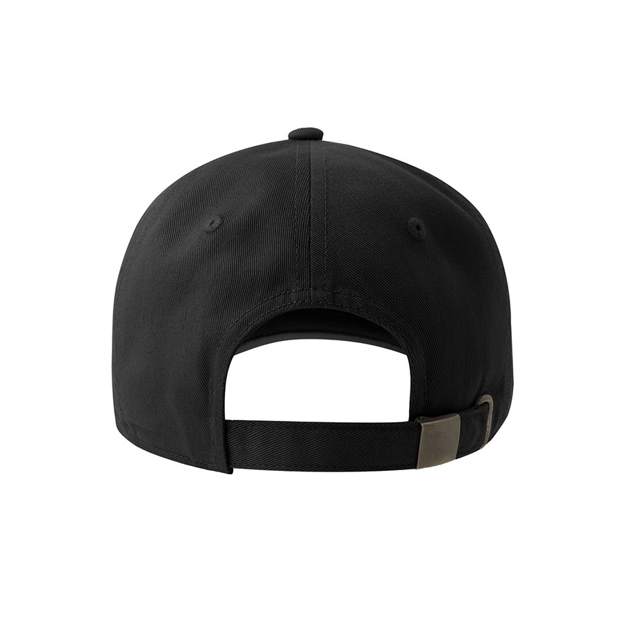Бейсболка "DAD HAT-S", 6 клиньев, металлическая застежка, чёрный, 100% хлопок, 270 г/м2