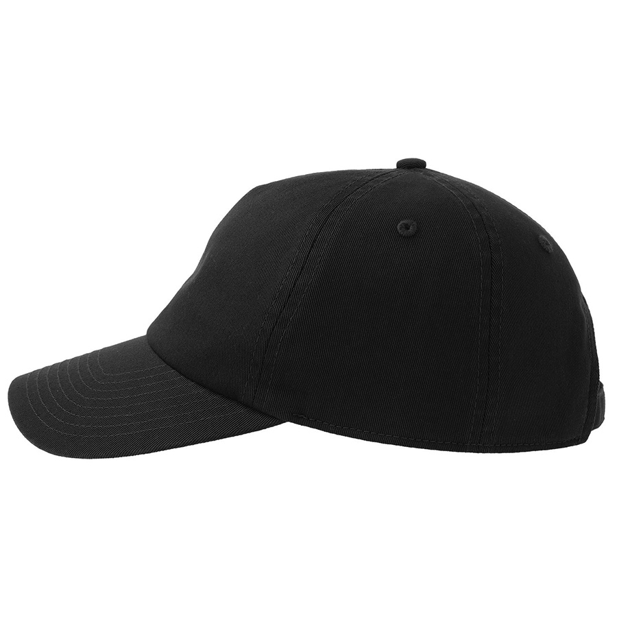 Бейсболка "DAD HAT-S FIVE", 5 клиньев, металлическая застежка, чёрный, 100% хлопок, 270 г/м2
