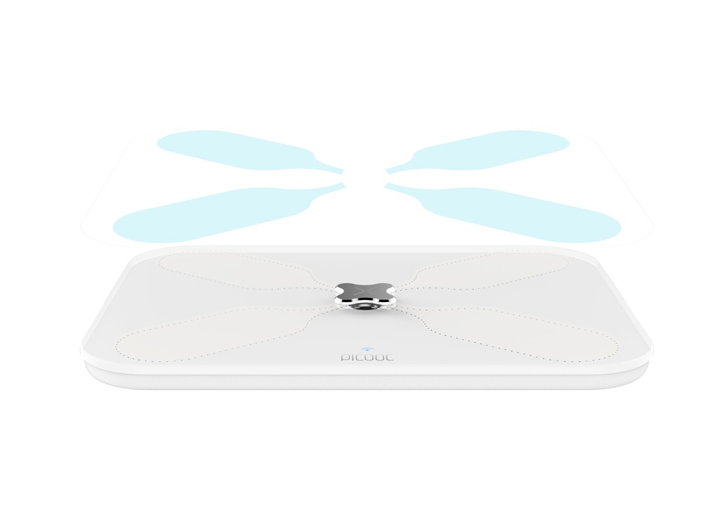 Умные диагностические весы с Wi-Fi Picooc S3 Lite White (6924917717049), белый