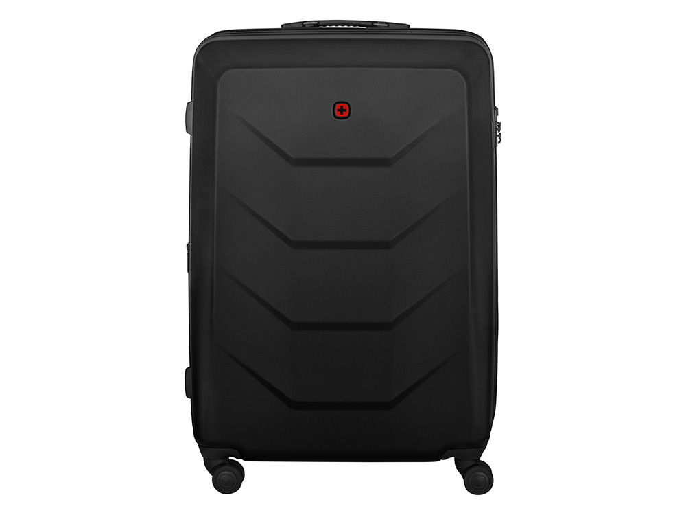 Чемодан WENGER Prymo, чёрный, большой, 52х76х30 см, 93 л, ABS+PC, черный