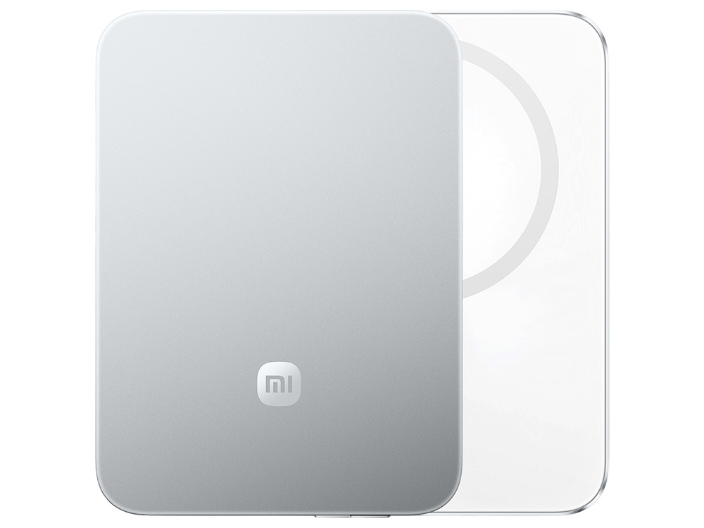 Внешний аккумулятор Xiaomi UltraThin Magnetic Power Bank 5000 15W GL Glacier Silver, серебристый