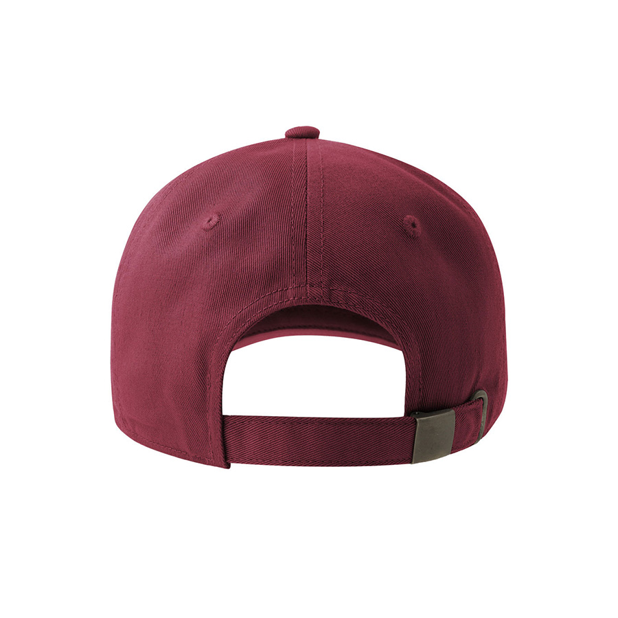 Бейсболка "DAD HAT-S", 6 клиньев, металлическая застежка, бордовый, 100% хлопок, 270 г/м2