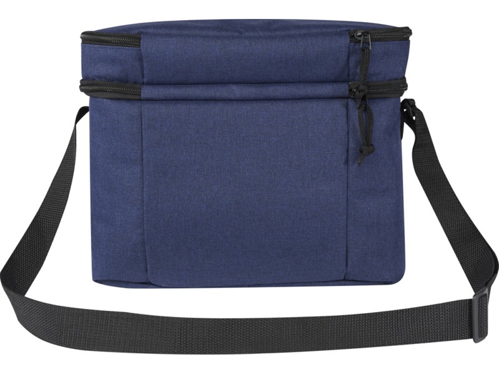 Tundra сумка-холодильник из переработанного РЕТ-пластика, сертиф. согласно GRS - Heather navy, темно-синий