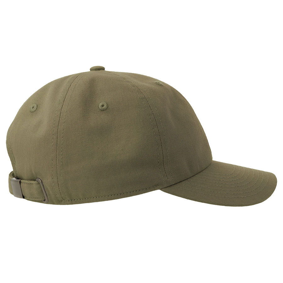 Бейсболка "DAD HAT-S", 6 клиньев, металлическая застежка, оливковый, 100% хлопок, 270 г/м2