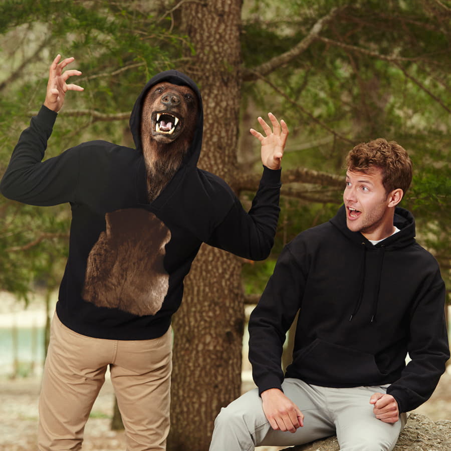 Толстовка Unique Hoodie, глубокий темно-синий, 80% хлопок, 20% полиэстер, 280 г/м2