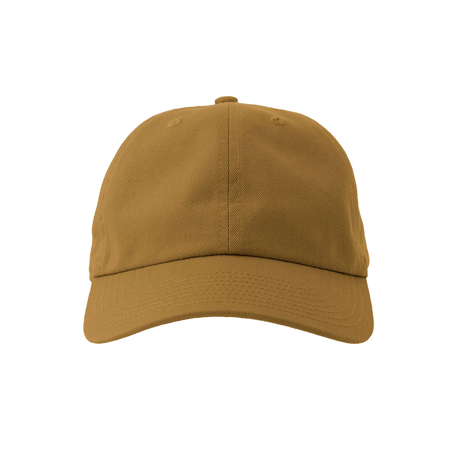 Бейсболка "DAD HAT-S", 6 клиньев, металлическая застежка, горчичный, 100% хлопок, 270 г/м2