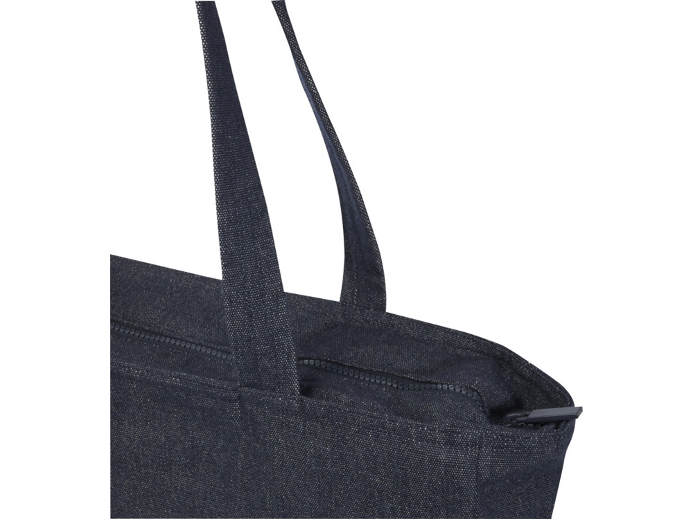 Weekender эко-сумка из переработанного материала Aware™ плотностью 500 г/м² - Джинс, джинсовый