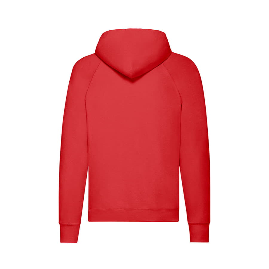 Толстовка мужская "LIGHTWEIGHT", красный, 80% хлопок, 20% полиэстер, 240 г/м2