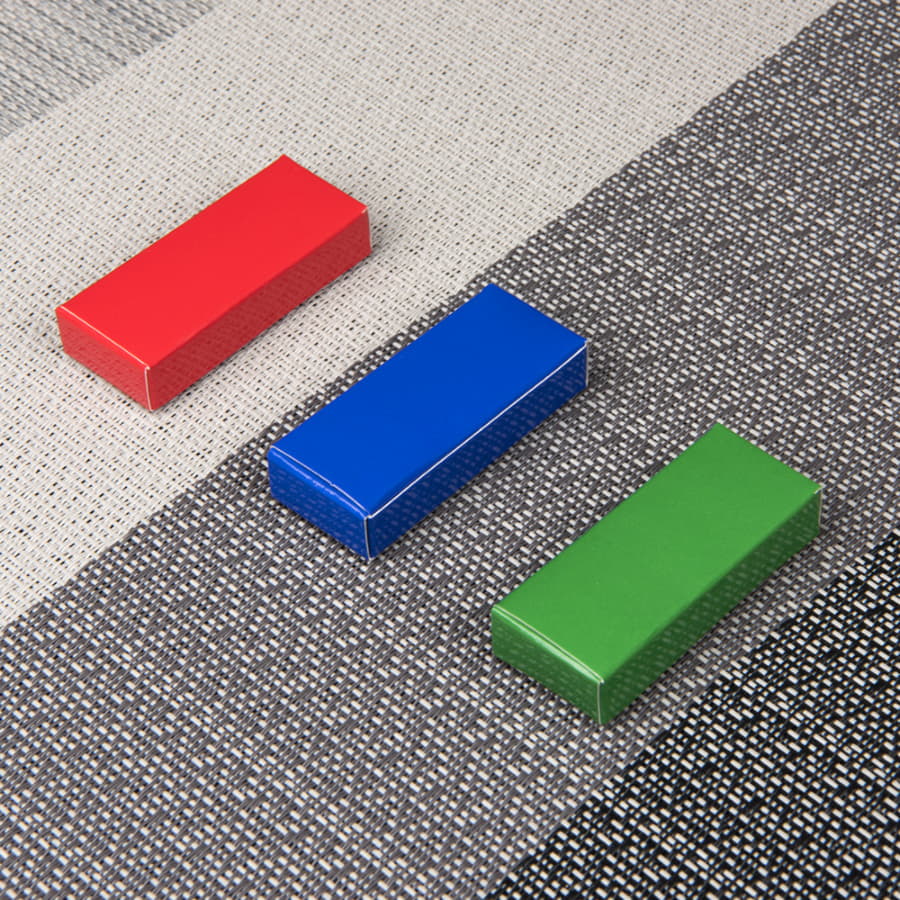 Подарочная коробка для флешки HALMER, зеленый, картон, 6 x 1,2 x 2,5 см