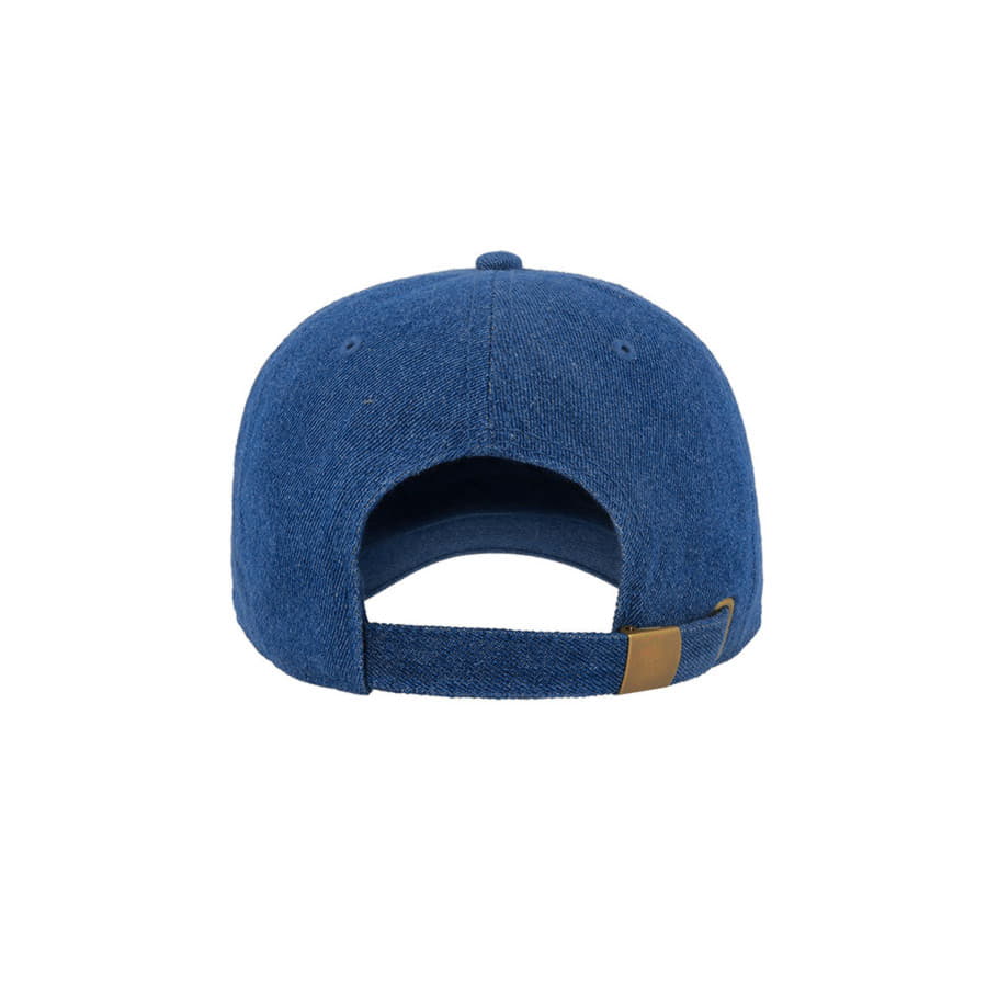 Бейсболка "DAD HAT", 6 клиньев, металлическая застежка, светлый джинс, 100% хлопок, 280 г/м2