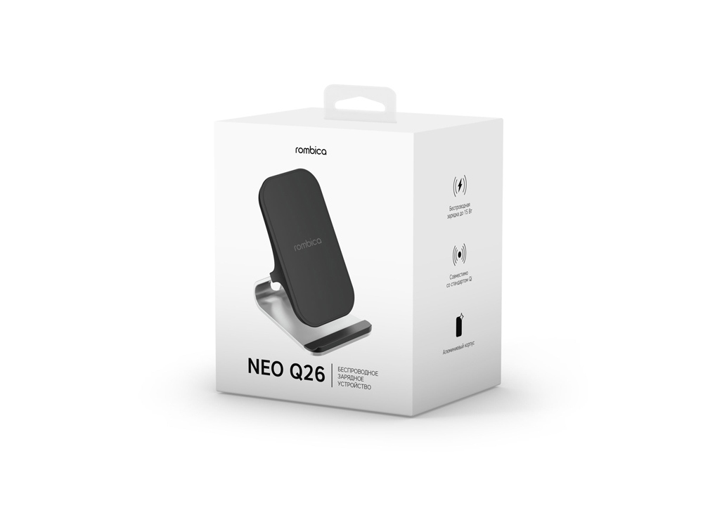 Беспроводное зарядное устройство NEO Q26 Quick, 15 Вт (черный)